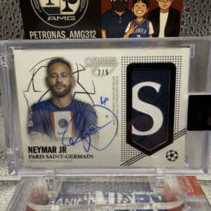 Topps Dynasty Neymar Jr. Autographed Patch 2/5 Paris Saint-Germain AP-N1