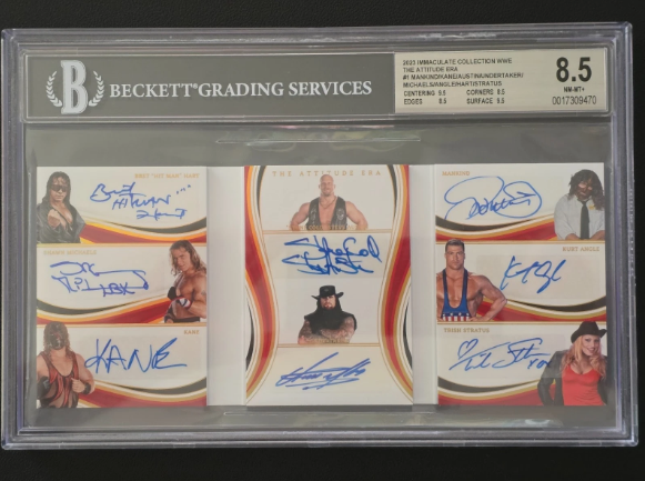 2023 Immaculate Collection WWE THE ATTITUDE ERA Booklet - /25 #1 BGS 8.5