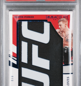 2021 PANINI IMMACULATE COLLECTION JUMBO MEMORABILIA DPR DUSTIN POIRIER GLOVES