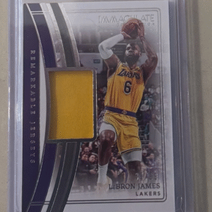 LEBRON JAMES 2022-23 Panini Immaculate Collection Remarkable Jerseys #RJ-LL /99