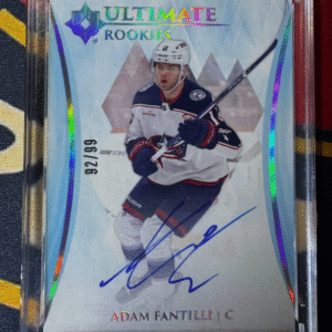 Adam Fantilli 2023-24 Upper Deck Ultimate Collection Rookie Auto /99 SP