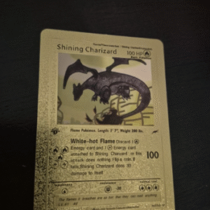 Goldfoil Pokemon Card Shining Charizard First Edition 1995-2000