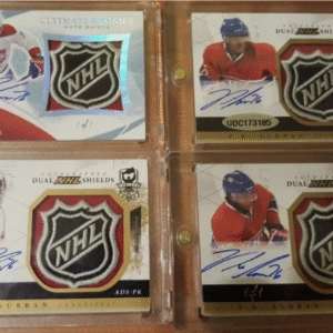 2010-11 CUP BLACK ULTIMATE P.K. SUBBAN ROOKIE AUTOGRAPH SHIELD COLLECTION 1/1