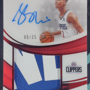 2018-19 Panini Immaculate Shai Gilgeous-Alexander Premium Patch Auto Red /25 RC